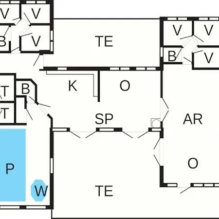 Σπίτι διακοπών 30 Person In Sydals Sarup